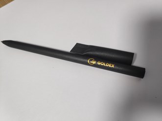 Печать золотом на ручках