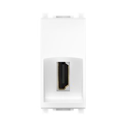 Встраиваемая HDMI розетка CADUCEUS ALING EXPERIENCE, тип А-A, с антибактериальной защитой