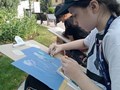 Пленэр в саду Марфо-Мариинской обители.