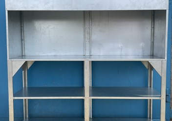 Шкаф из оцинкованной стали по эскизу заказчика | ВладВент