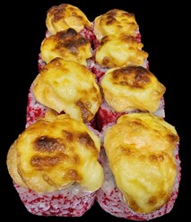 Запечённый с креветкой