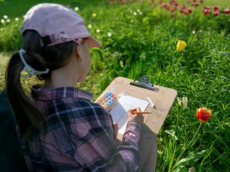 Пленэр в парке Музеон