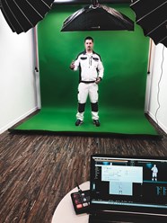 Съемка и проведение онлайн трансляции на Хромакей.