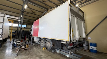 Развал-схождение Scania