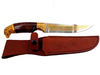 Нож Орел Позолоченный