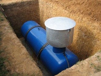 установка газгольдера