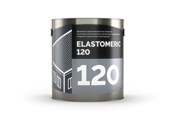Жидкая кровля на основе синтетических каучуков Elastomeric-120 банка 3 кг