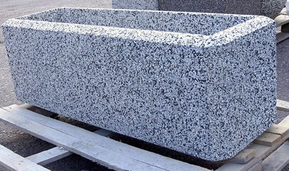Вазон для цветов Балено с крошкой из натур. камня