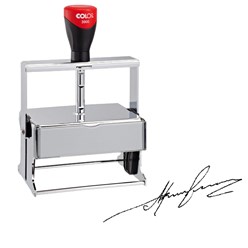 Изготовление факсимиле на автоматической оснастке