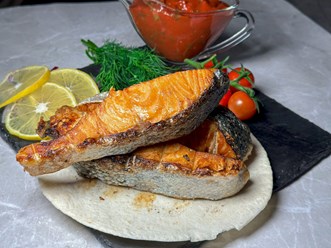 форель на мангале