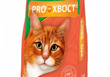 Сухой корм для кошек ПроХвост Говядина, 1 кг