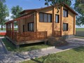 Проект деревянного индивидуального жилого дом