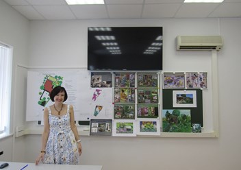 На занятиях в Школе Архитектуры и Дизайна
