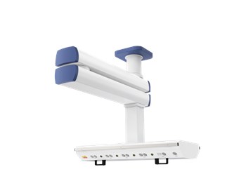 Потолочная двухплечевая медицинская консоль CADUCEUS C2-A