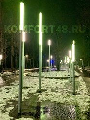 Парк Металлургов (монтаж и подключение наружного освещения в парке)