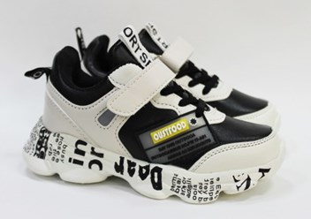 Кроссовки Ytop OL2051-1-21 белый/чёрный (31-36). Цена: 1490₽