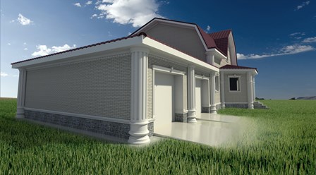 После отделки панелями.