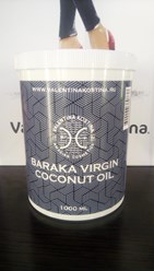 Кокосовое масло Барака Вирджин : Baraka Virgin Coconut 1000 МЛ арт.0738