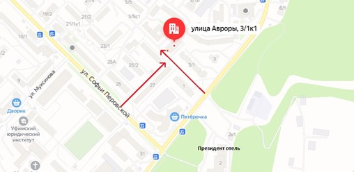 Карта проезда