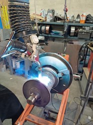 Наплавка роликов