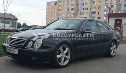 Пластиковые крылья на mercedes clk w208. Крыло мерседес w208 левое, крыло мерседес w208 правое.