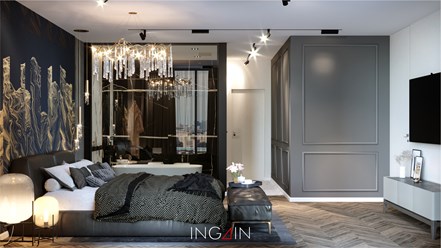Project "Supreme" - дизайн апартаментов 100 м2 в Хабаровске. Студия дизайна интерьеров INGAIN