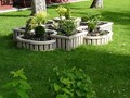 Сборное бетонное ограждение для клумб. Три уровня. Модель Fm4e, размер 3,1*3,1*0,45 метра, стоимость 32000 рублей.