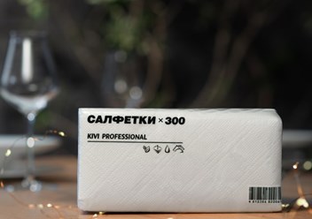 Салфетка бумажная KIVI light big pack 300 листов