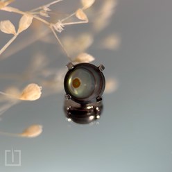 Украшения для пирсинга  с натуральными камнями из титана в Калининграде