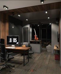 Project "Space" - дизайн двухуровневых 111 м2 в Хабаровске. Студия дизайна интерьеров INGAIN