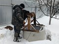 Чистка колодца зимой