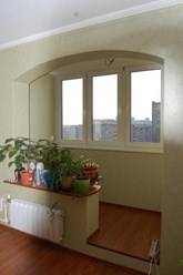 Увеличение площади квартиры за счет теплого балкона 
74-23-44