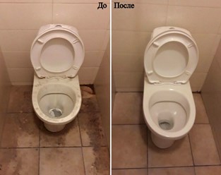 Уборка туалетной комнаты