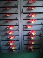 Раскладка флайеров по почтовым ящикам