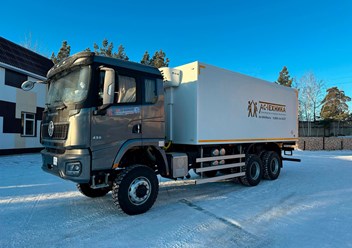 Изотермический фургон на шасси SHACMAN X3000 6x6