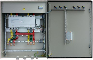 Шкаф АВР 250А основной ввод + генератор