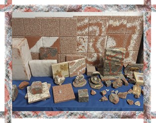 СпелеоМонтаж образцы сильвинитовой плитки