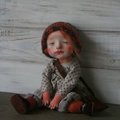 Авторская кукла Рыжая Девочка. Милая, загадочная куколка с рыжими волосами.

Авторская кукла мастера Светланы Чесноковой дополнит и сделает неповторимым интерьер вашей гостинной.