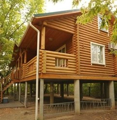 Сруб на турбазе ДОН