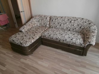 Обтяжка углового дивана