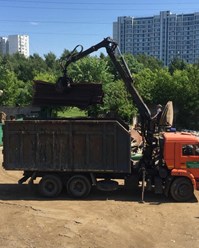 Вывоз чёрного лома на объекте Ломовозом