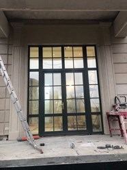 Входная группа. Ламинация. Профиль REHAU.