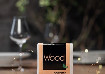 Салфетка бумажная Wood 70 листов