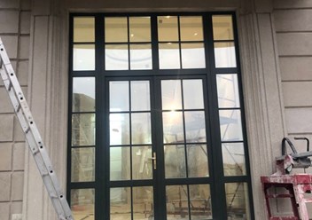 Входная группа. Ламинация. Профиль REHAU.