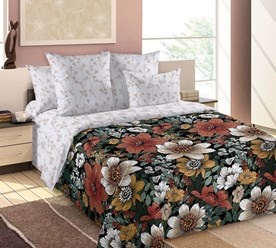 Постельное белье Ткань «Уютный сад 1», Перкаль, 220 см