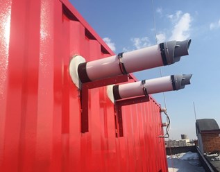 Крышная котельная 160 кВт на каскаде Viessmann 200-W