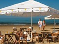 Зонт пляжный телескопический. Размер 4х4 м. Цена 25800 руб.