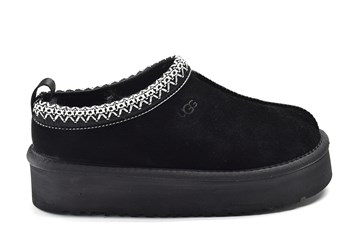 UGG Tazz Slippers Black - черные тапочки-угги Тазз