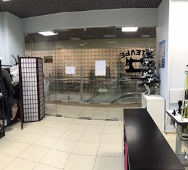 У нас просторно и чисто.