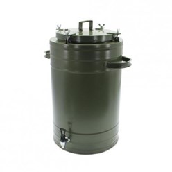 Термос армейский ТГ-36 с краном. Термос для еды с широким горлом металлический с колбой из нержавеющей стали емкость 36 литров. www.torg-snab.com